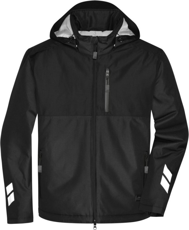 Daiber JN 1815 Pracovní hardshellová polstrovaná bunda 02.1815 black/black - Dámské oblečení bundy