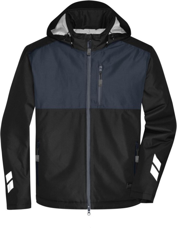 Daiber JN 1815 Pracovní hardshellová polstrovaná bunda 02.1815 black/carbon - Dámské oblečení bundy