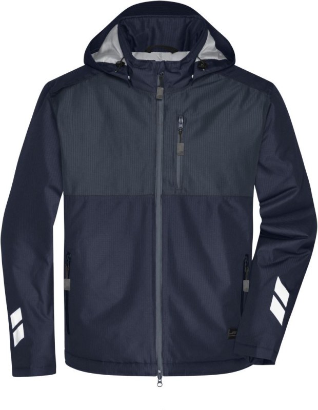 Daiber JN 1815 Pracovní hardshellová polstrovaná bunda 02.1815 navy/carbon