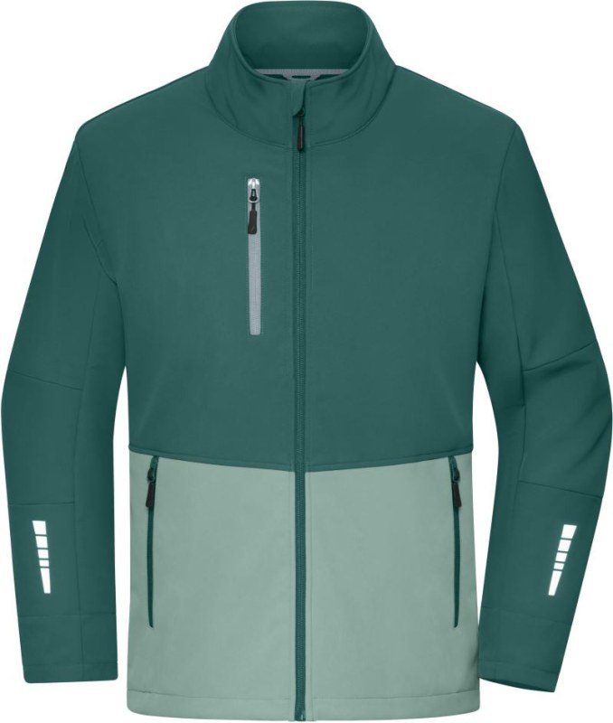 Daiber JN 1886 3-vrstvá softshellová bunda 02.1886 industrial green/foggy green