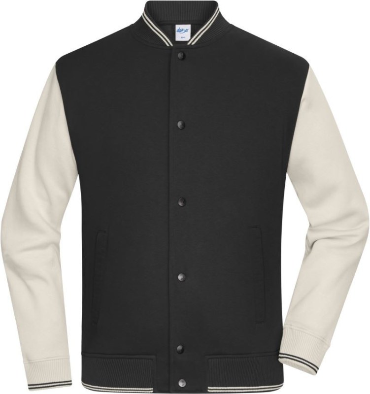 Daiber 8044 College bunda z bio bavlny 02.8044 black/sandstone