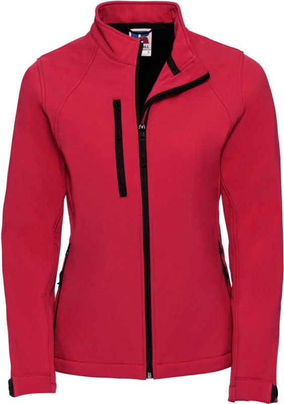 Russell Athletic 140F Dámská 3-vrstvá softshellová bunda 10.140F classic red