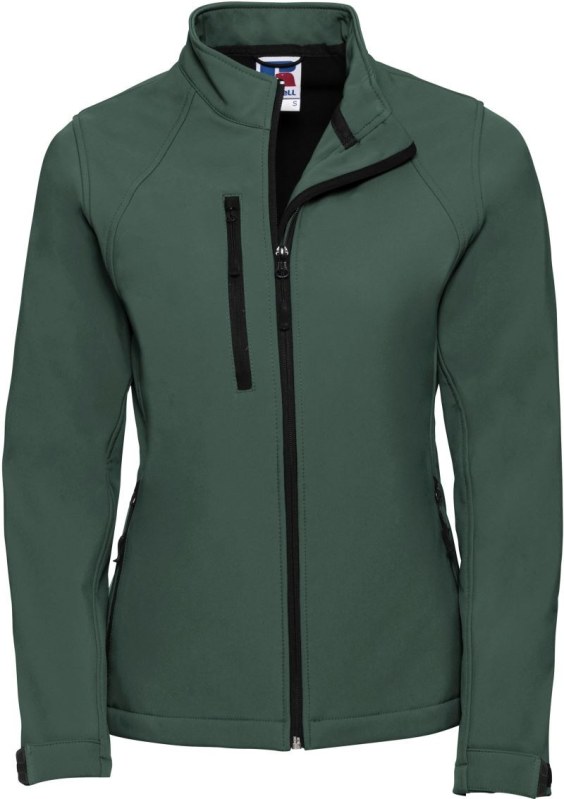 Russell Athletic 140F Dámská 3-vrstvá softshellová bunda 10.140F bottle green