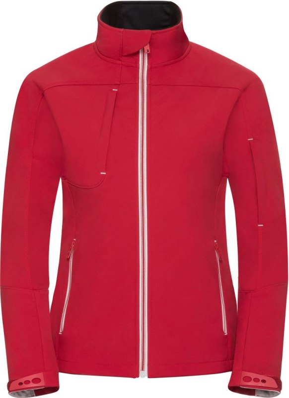 Russell Athletic 410F Dámská 3-vrstvá Bionic softshellová bunda 10.410F classic red