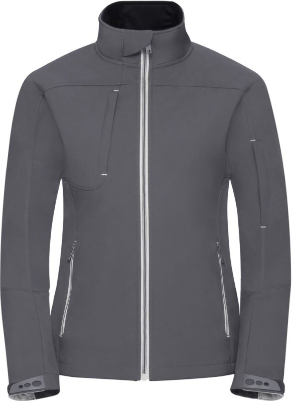 Russell Athletic 410F Dámská 3-vrstvá Bionic softshellová bunda 10.410F iron grey