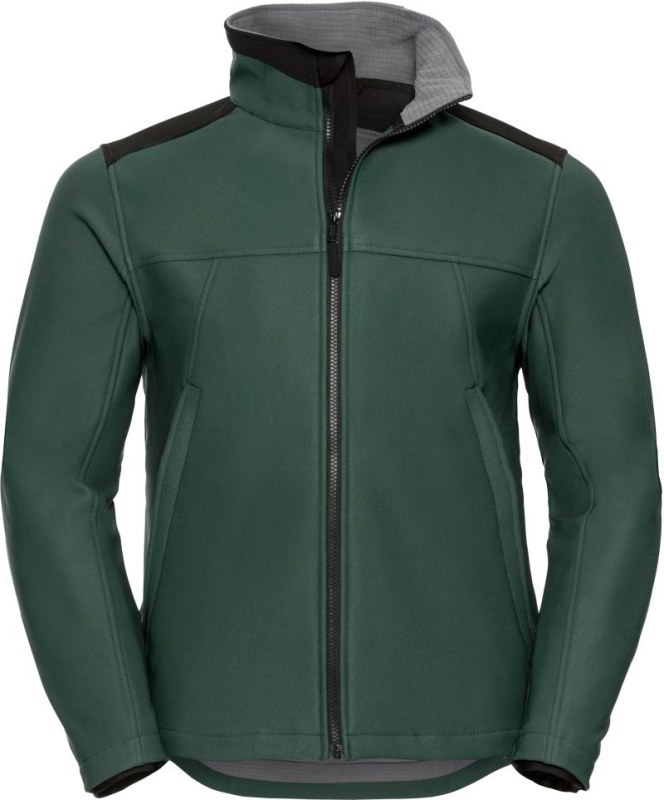 Russell Athletic 018M Pracovní 3-vrstvá softshellová bunda 12.018M bottle green