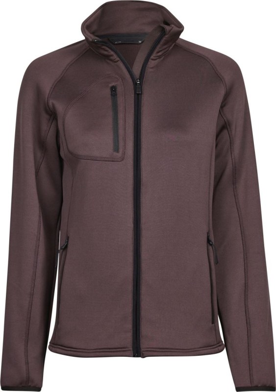 Tee Jays TJ 9101 Dámská strečová fleecová bunda 18.9101 grape