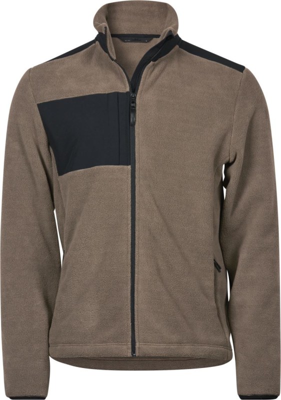Tee Jays TJ 9120 Fleecová bunda "Mountain" 18.9120 clay/black