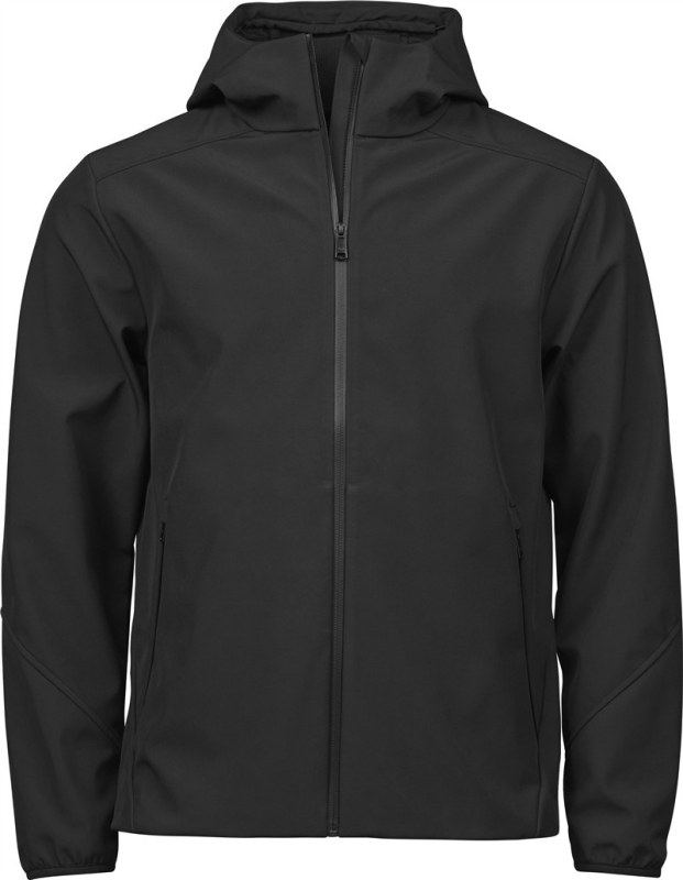 Tee Jays TJ 9524 3-vrstvá softshellová bunda s&nbsp;kapucí "Performance" 18.9524 black - Dámské oblečení bundy
