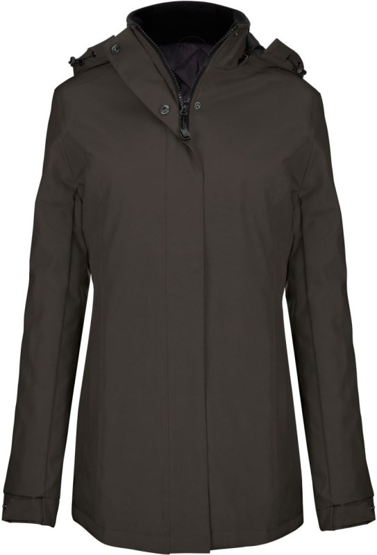 Kariban K 6108 Dámská parka 20.6108 dark grey