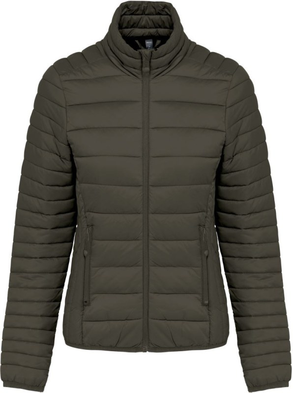 Kariban K 6121 Lehká dámská prošívaná bunda 20.6121 dark khaki