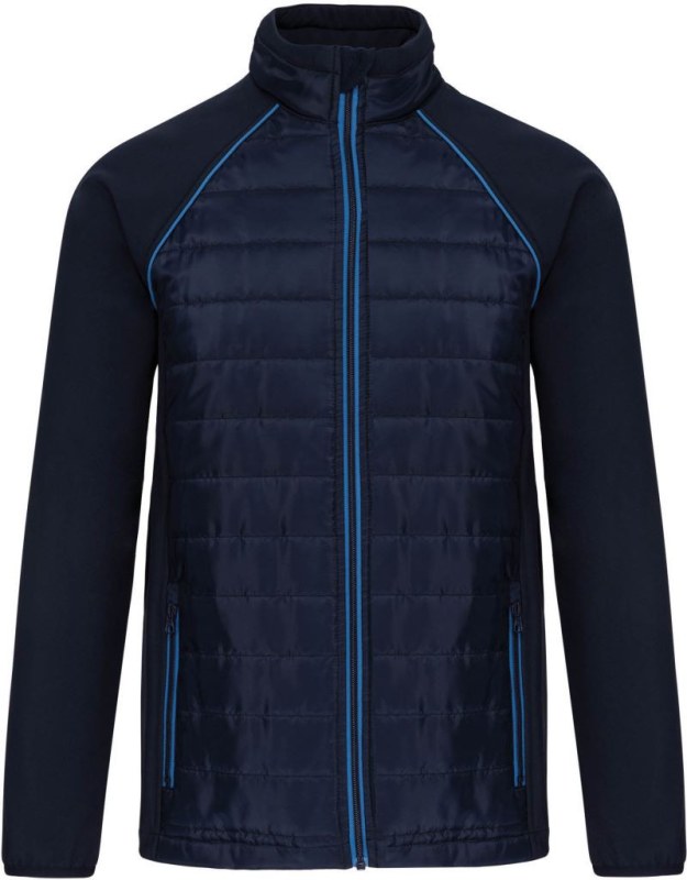 WK WK 6147 Pracovní hybridní bunda "Day-to-Day" 20.6147 navy/light royal blue