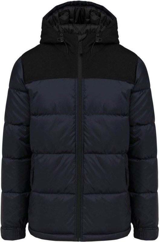 Kariban K 6163 Prošívaná bunda s kapucí 20.6163 navy/black