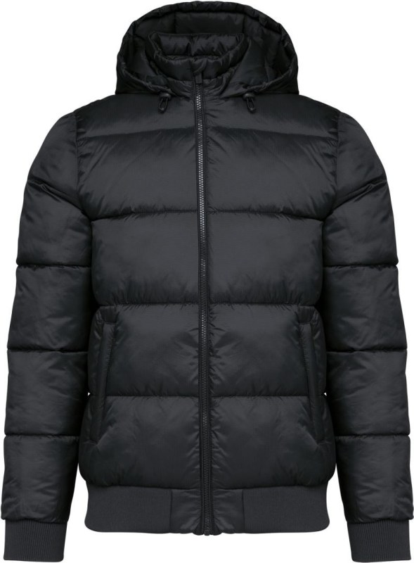 Kariban K 6166 Bunda ripstop s kapucí 20.6166 black