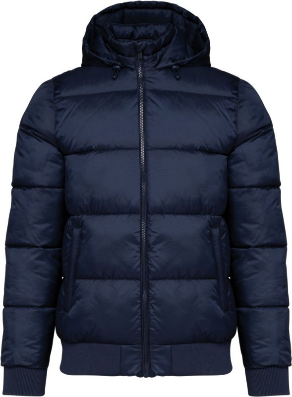Kariban K 6166 Bunda ripstop s kapucí 20.6166 navy