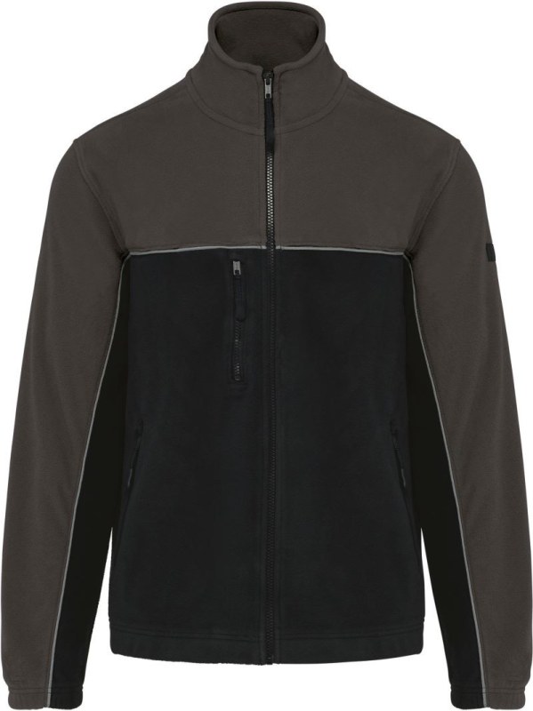 WK WK 904 Pracovní fleecová bunda 20.W904 black/dark grey