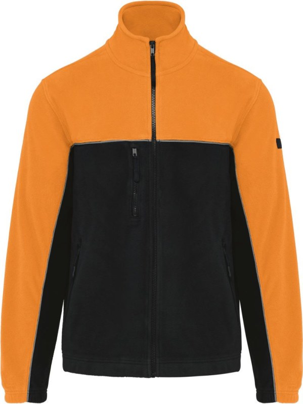 WK WK 904 Pracovní fleecová bunda 20.W904 black/orange