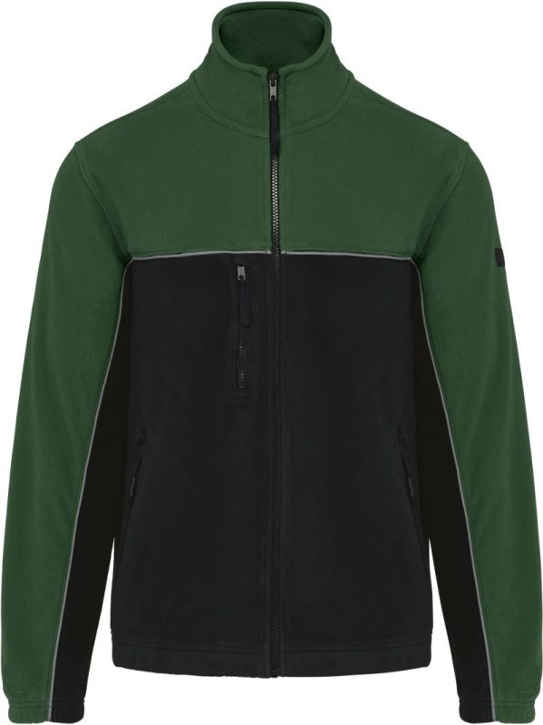 WK WK 904 Pracovní fleecová bunda 20.W904 black/forest green