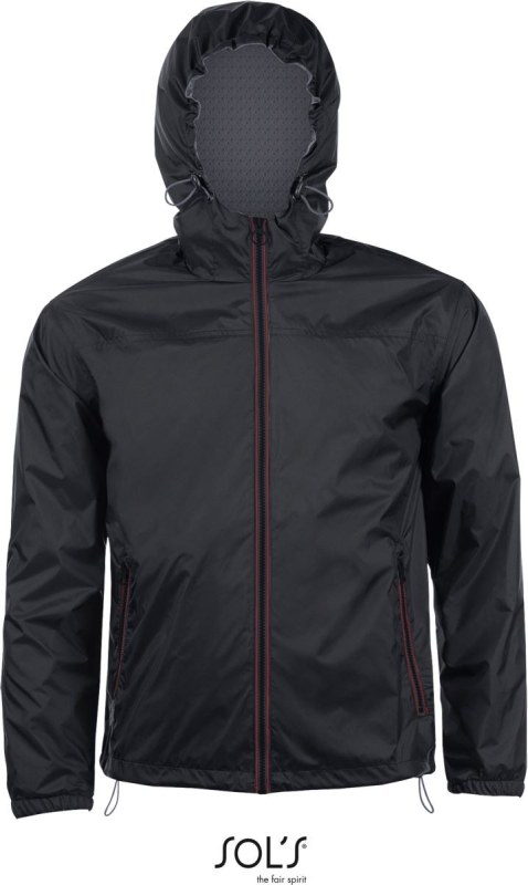 SOL´S Skate Podšitá unisex větrovka 25.1171 black/dark grey