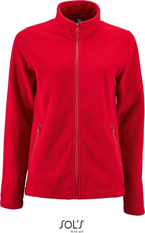 SOL´S Norman Women Dámská fleecová bunda 25.2094 red