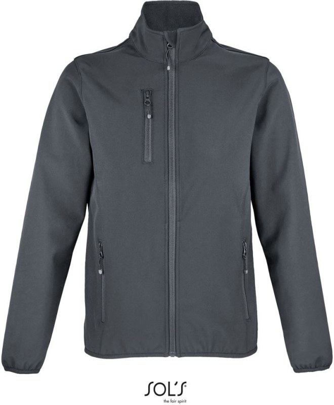 SOL´S Falcon Women Dámská 3-vrstvá softshellová bunda 25.3828 charcoal grey