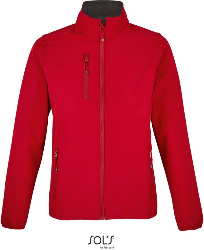 SOL´S Falcon Women Dámská 3-vrstvá softshellová bunda 25.3828 pepper red