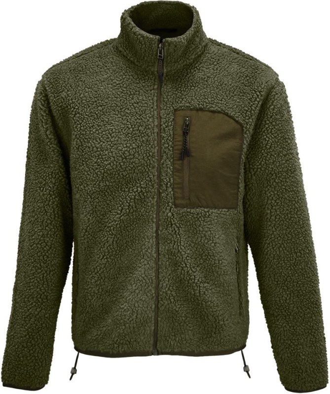 SOL´S Fury Fleecová bunda Sherpa 25.4042 army/dark army