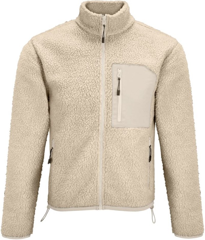 SOL´S Fury Fleecová bunda Sherpa 25.4042 shear beige/beige
