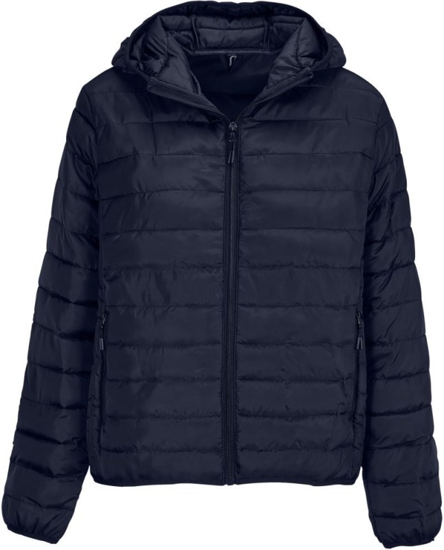 SOL´S Stream Jacket Women Lehká dámská prošívaná bunda s kapucí 25.4445 french navy
