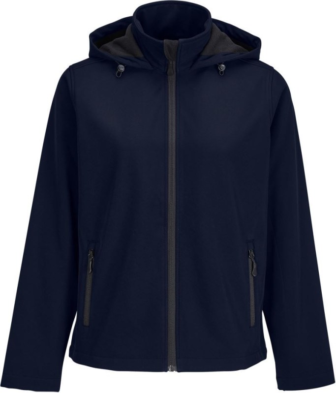 SOL´S Race Hooded Women Dámská 2-vrstvá softshellová bunda s kapucí 25.4448 french navy