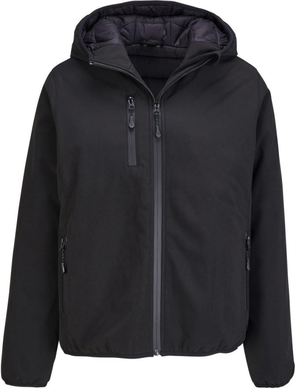 SOL´S Falcon Padded Women Dámská 3-vrstvá zimní softshellová bunda 25.4450 black - Dámské oblečení bundy