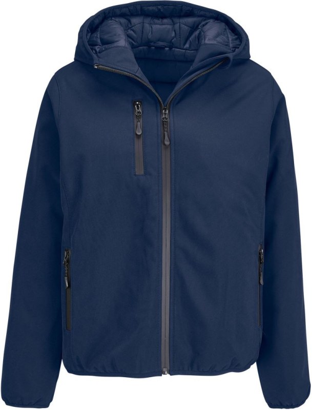 SOL´S Falcon Padded Women Dámská 3-vrstvá zimní softshellová bunda 25.4450 abyss blue
