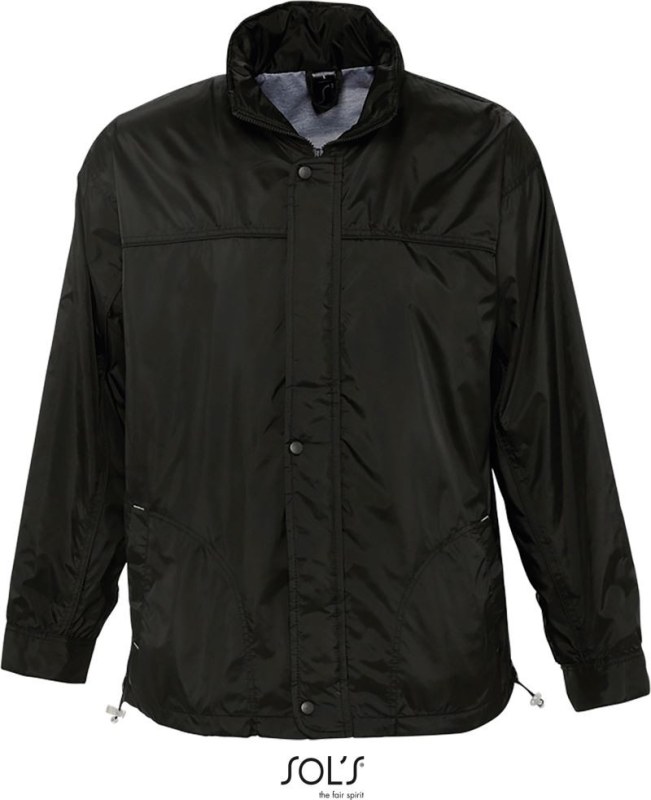 SOL´S Mistral Podšitá unisex větrovka 25.4600 black