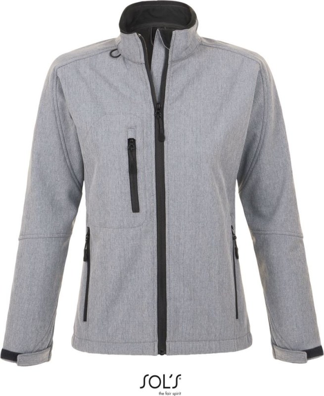 SOL´S Roxy Dámská 3-vrstvá softshellová bunda 25.4680 grey melange