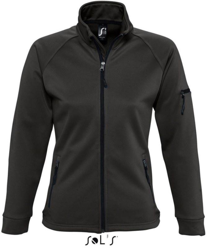 SOL´S New Look Women Dámská raglánová fleecová bunda 25.5255 black