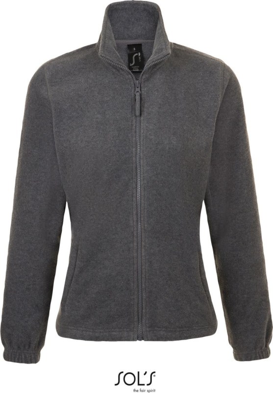 SOL´S North Women Dámská fleecová bunda 25.5450 grey melange