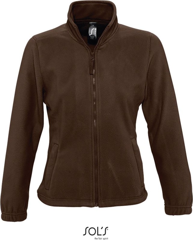 SOL´S North Women Dámská fleecová bunda 25.5450 dark chocolate