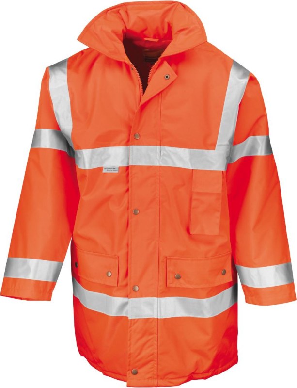 Result R 018X Bezpečnostní bunda 30.018X fluorescent orange - Dámské oblečení bundy