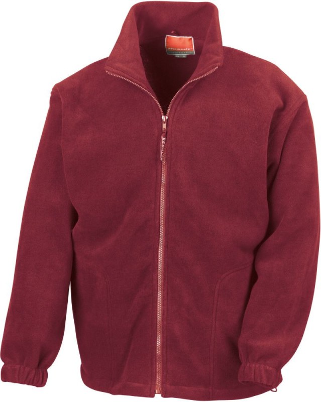 Result R 036X Těžká fleecová bunda 30.036X burgundy