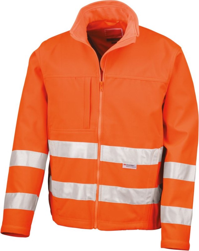 Result R 117X Bezpečnostní softshellová bunda 30.117X fluorescent orange