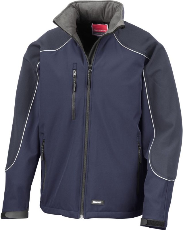 Result R 118X 3-vrstvá softshell bunda "IceFell" s kapucí 30.118X all navy