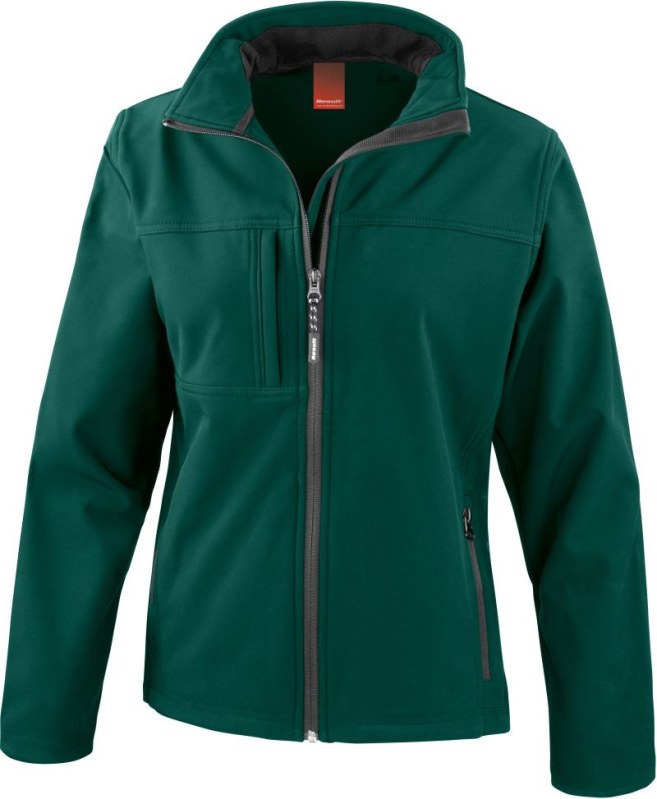 Result R 121F Dámská 3-vrstvá softshellová bunda 30.121F bottle green