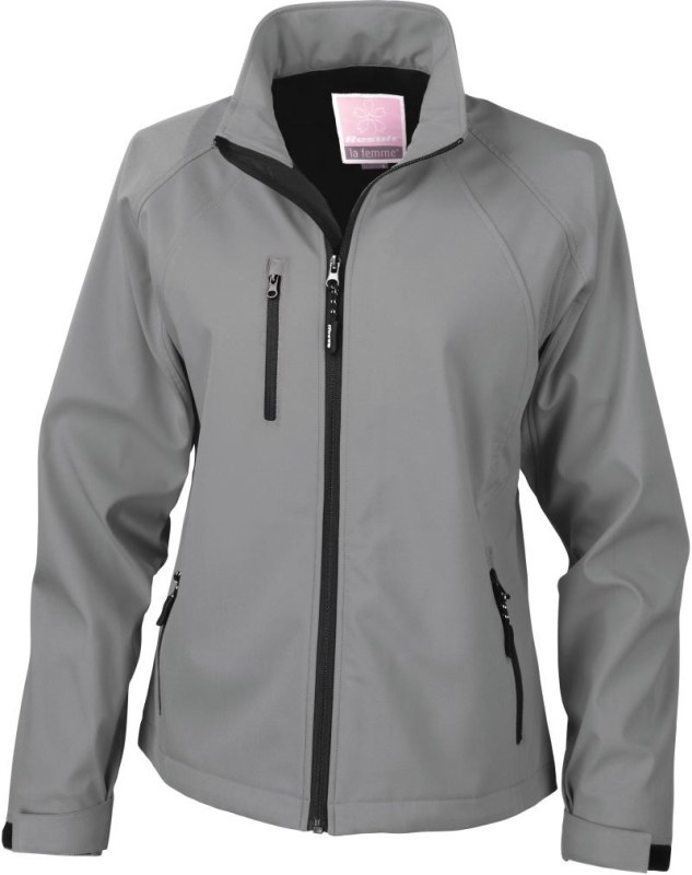 Result R 128F Dámská 2-vrstvá softshellová bunda 30.128F silver grey