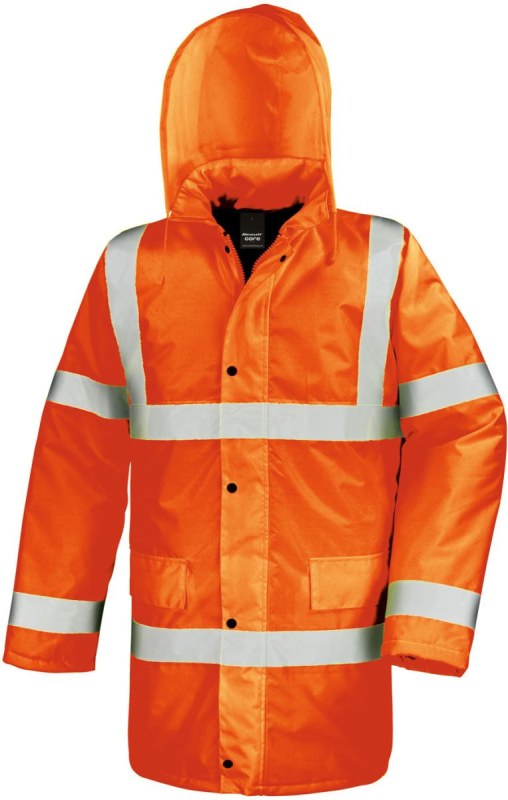 Result R 218X EN ISO 20471:2013 bezpečnostní parka 30.218X fluorescent orange