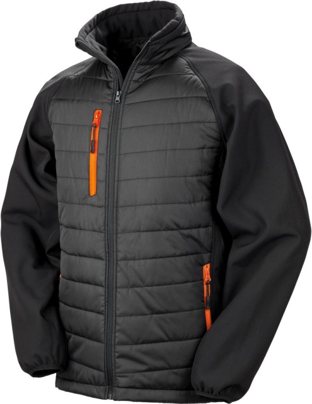 Result R 237X Hybridní bunda "Compass" 30.237X black/orange