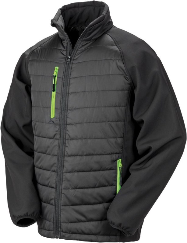 Result R 237X Hybridní bunda "Compass" 30.237X black/lime