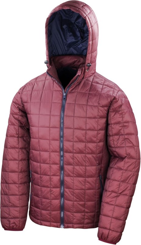 Result R 401X Prošívaná bunda s kapucí 30.401X ruby/navy