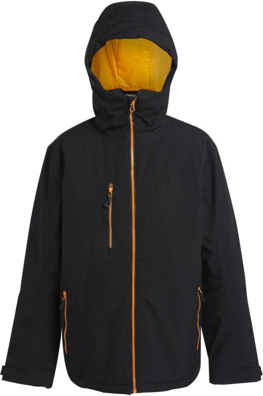 Regatta TRA 253 Prošívaná bunda "Navigate" 36.A253 black/orange pop - Dámské oblečení bundy