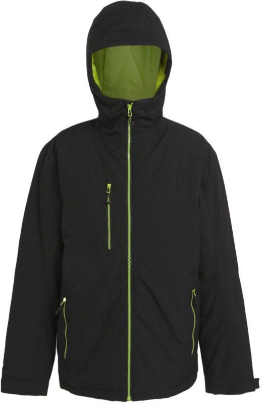 Regatta TRA 253 Prošívaná bunda "Navigate" 36.A253 black/lime green