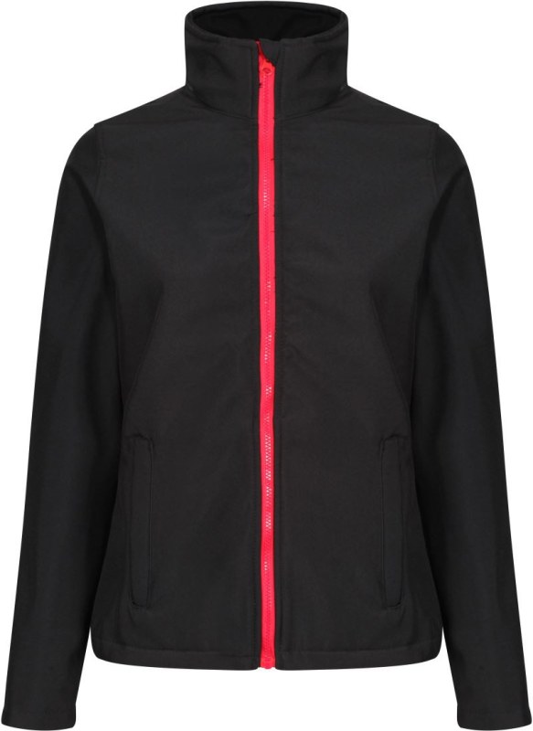 Regatta TRA 629 Dámská 2-vrstvá softshellová bunda "Ablaze" 36.A629 black/classic red
